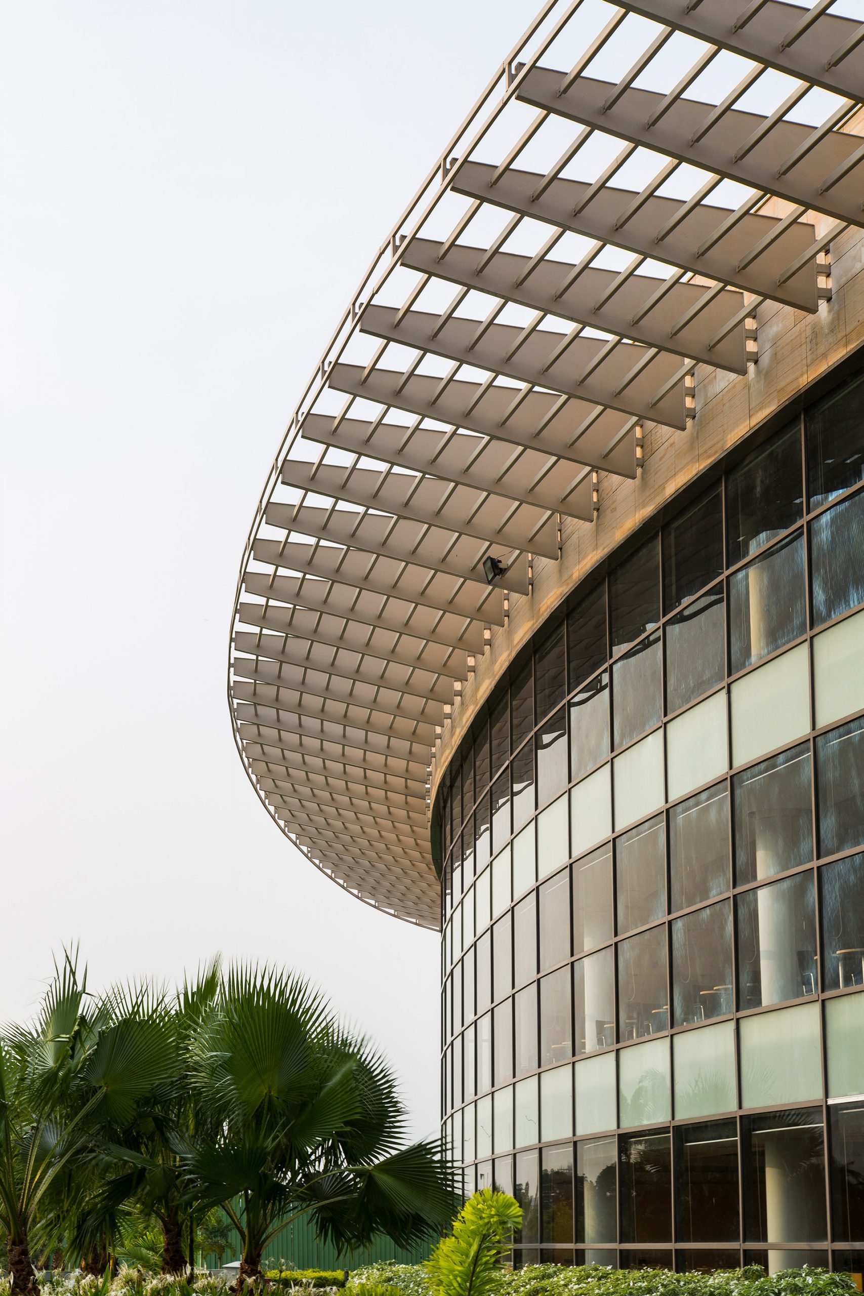 Canopy with louvers